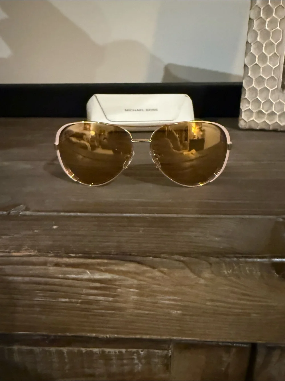 Michael Kors Women’s Aviator Sunglasses -
